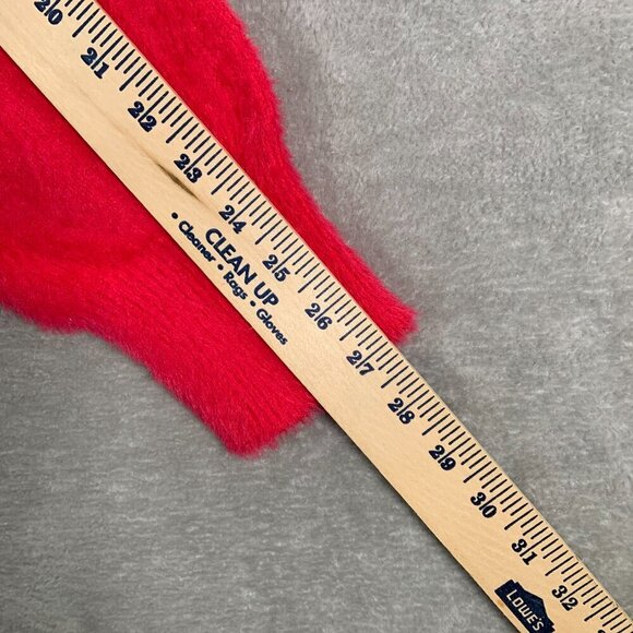 Jessica Simpson Cardigan Women's Medium Hot Pink Fuzzy Barbiecore Artsy Kawaii - Picture 10 of 10